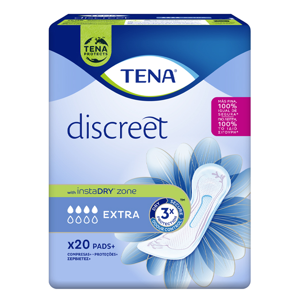 Tena Σερβιέτες Discreet Extra 20τεμ.