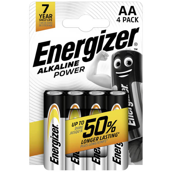 Energizer Αλκαλική AA (4τμχ)