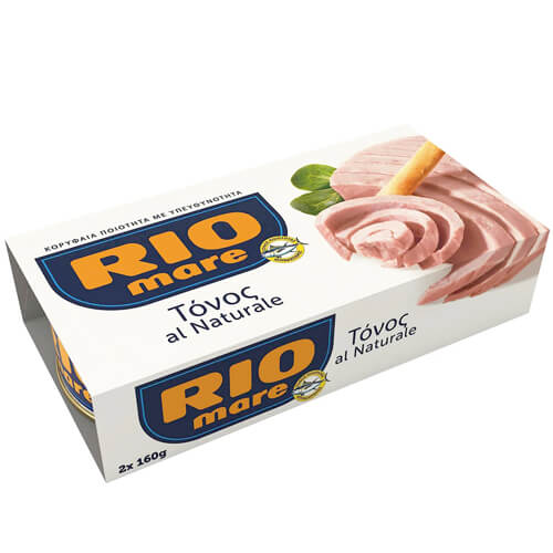 Rio Mare Τόνος Σε Νερό (2x160gr) Natural
