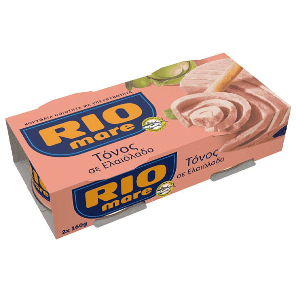 Rio Mare Τόνος σε Ελαιόλαδο (2x160gr)