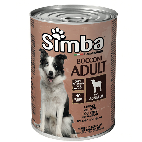 Simba Σκυλοτροφή Κονσέρβα 415gr - Αρνί