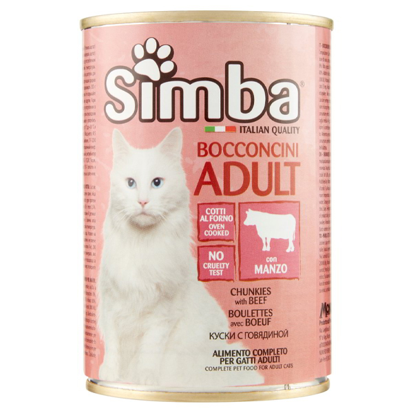 Simba Γατοτροφή 415gr (Βοδινό)