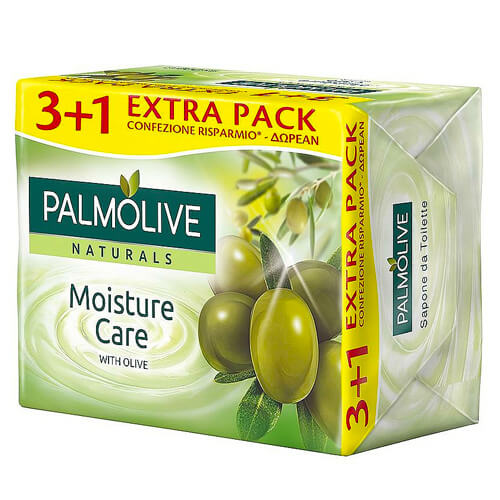 Palmolive Σαπούνι 4x90gr (Olive & Milk) (3+1 Δώρο)