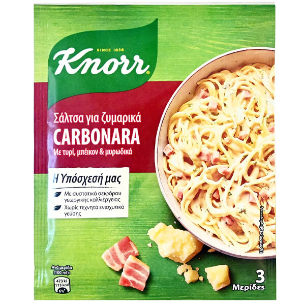 Knorr Σάλτσα Carbonara 44gr