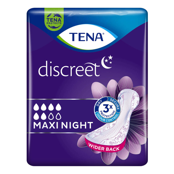 TENA Σερβιέτες Discreet Maxi 12τεμ. (Night)