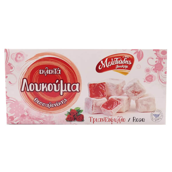 Μελετιάδη Λουκούμια 300gr (Τριαντάφυλλο)