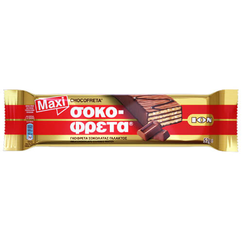 ΙΟΝ Σοκοφρέτα Γάλακτος ΜΑΧΙ (20x60gr)