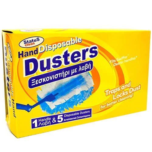 Status Hand-Dusters Ξεσκονιστήρι (Λαβή & 5 Πανάκια)