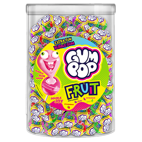 Γλειφιτζούρι Gum-Pop 100τεμ. (Φρούτα)