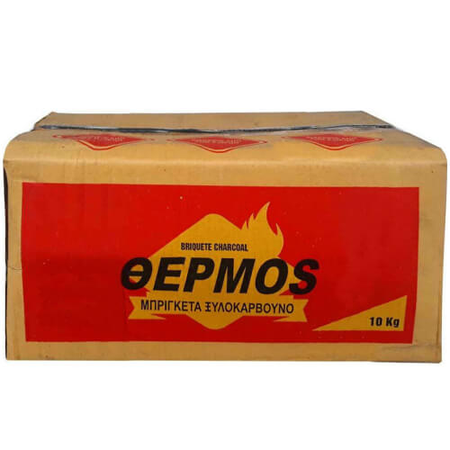 Θερμός Κάρβουνο Μπρίκετα 10kg