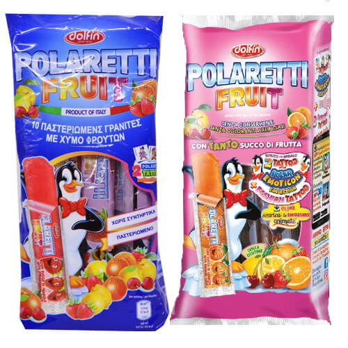 Polaretti Γρανίτα - 40ml X 10τεμ. Μπλε
