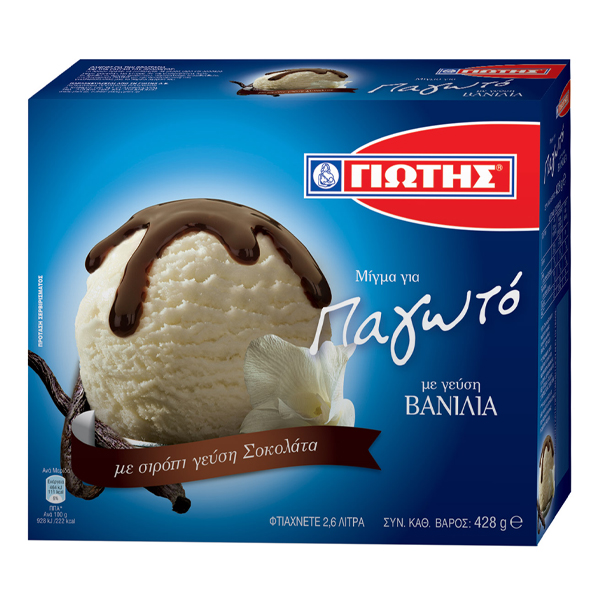 Γιώτης Μίγμα για Παγωτό 428gr (Βανίλια)