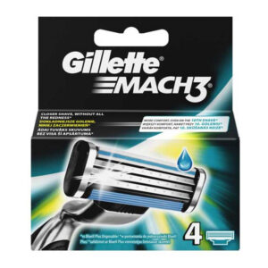 Gillette Ανταλλακτικά Ξυραφάκια 4τεμ. Mach 3