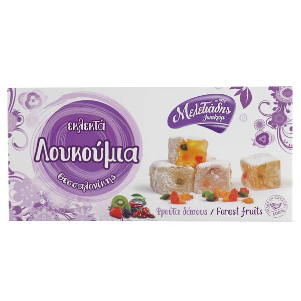 Μελετιάδη Λουκούμια 300gr (Φρούτα του Δάσους)