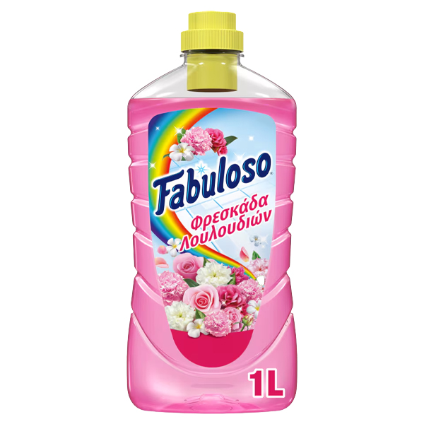 Fabuloso Καθαριστικό Πατώματος 1lt (Φρεσκάδα Λουλούδιών)