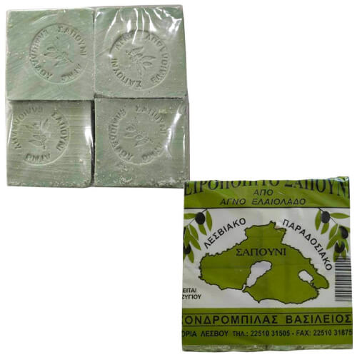 Σαπούνι Λέσβου (4x250gr) - Πράσινο