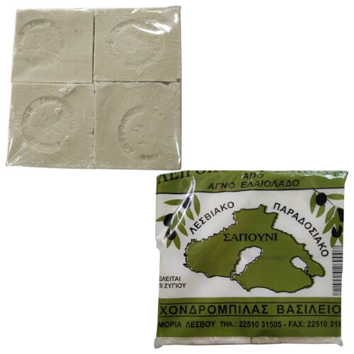 Σαπούνι Λέσβου (4x250gr) Λευκό