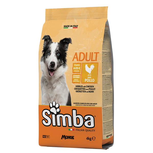 Simba Σκυλοτροφή Κροκέτα 4kg (Κοτόπουλο)