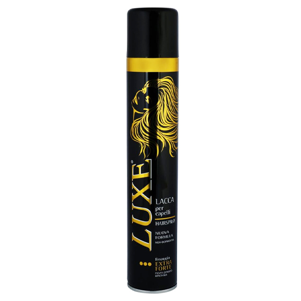 Luxe Λακ Μαλλιών 400ml Extra Strong Μαύρο