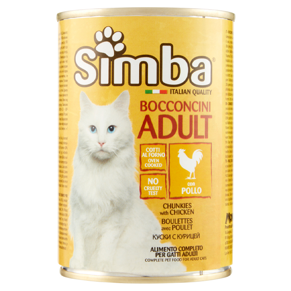 Simba Γατοτροφή 415gr (Κοτόπουλο)