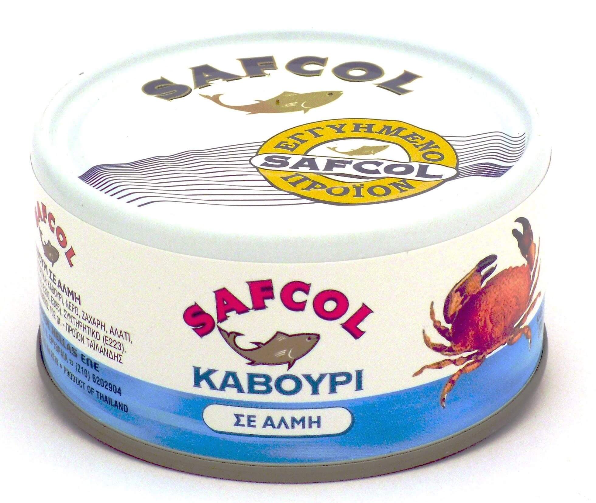 Safcol Κάβουρι Σε Άλμη 170gr