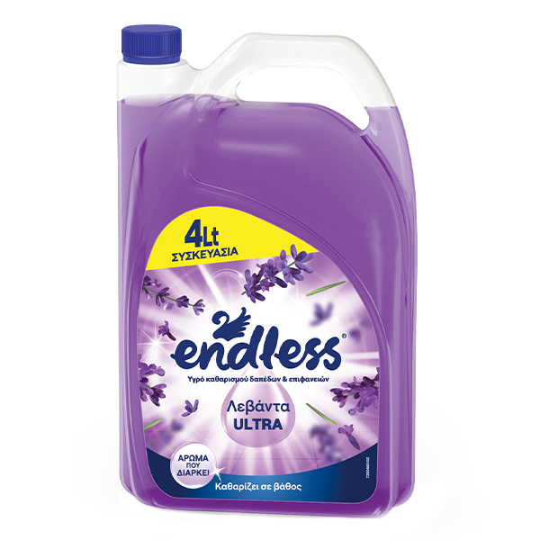 Endless Καθαριστικό Δαπέδων 4lt (Λεβάντα)