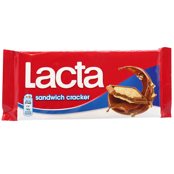Σοκολάτα Lacta Sandwich Μίνι Κράκερ 87gr
