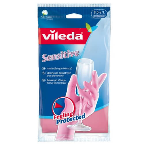 Vileda Γάντια Κουζίνας Sensitive - Large