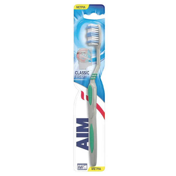 AIM Οδοντόβουρτσα Classic Fresh (Μέτρια)