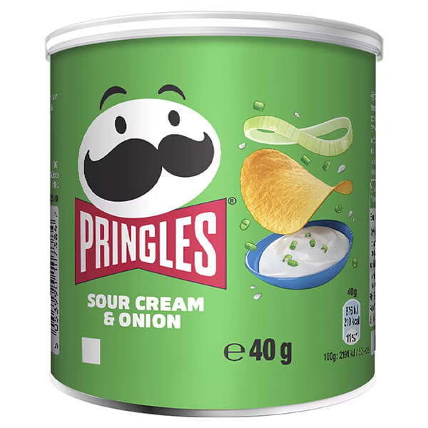 Pringles Τσιπς 40gr (Sour Cream & Onion)
