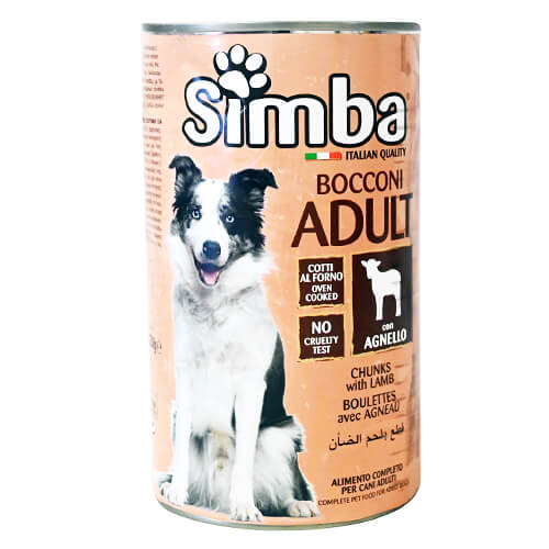 Simba Σκυλοτροφή Κονσέρβα 1230gr (Αρνί)