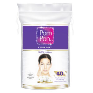 Συσκευασία Pom Pon δίσκοι ντεμακιγιάζ Extra Soft 40 τεμάχια