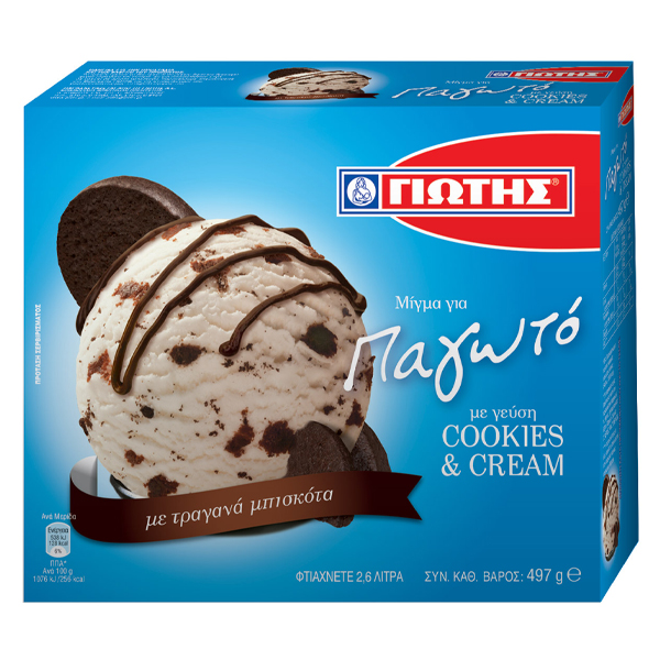 ΓΙΩΤΗΣ Μίγμα για Παγωτό Κερί & Cream 497gr