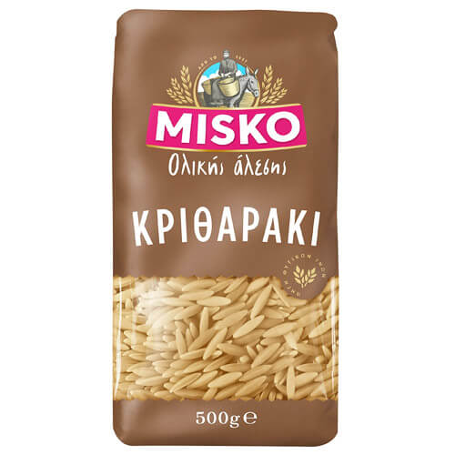 Μίσκο Ολικής Άλεσης 500gr (Κριθαράκι)