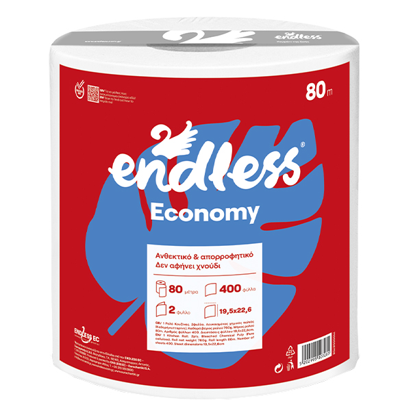 ENDLESS Χαρτί Κουζίνας Ρολό 760gr (80m) Economy