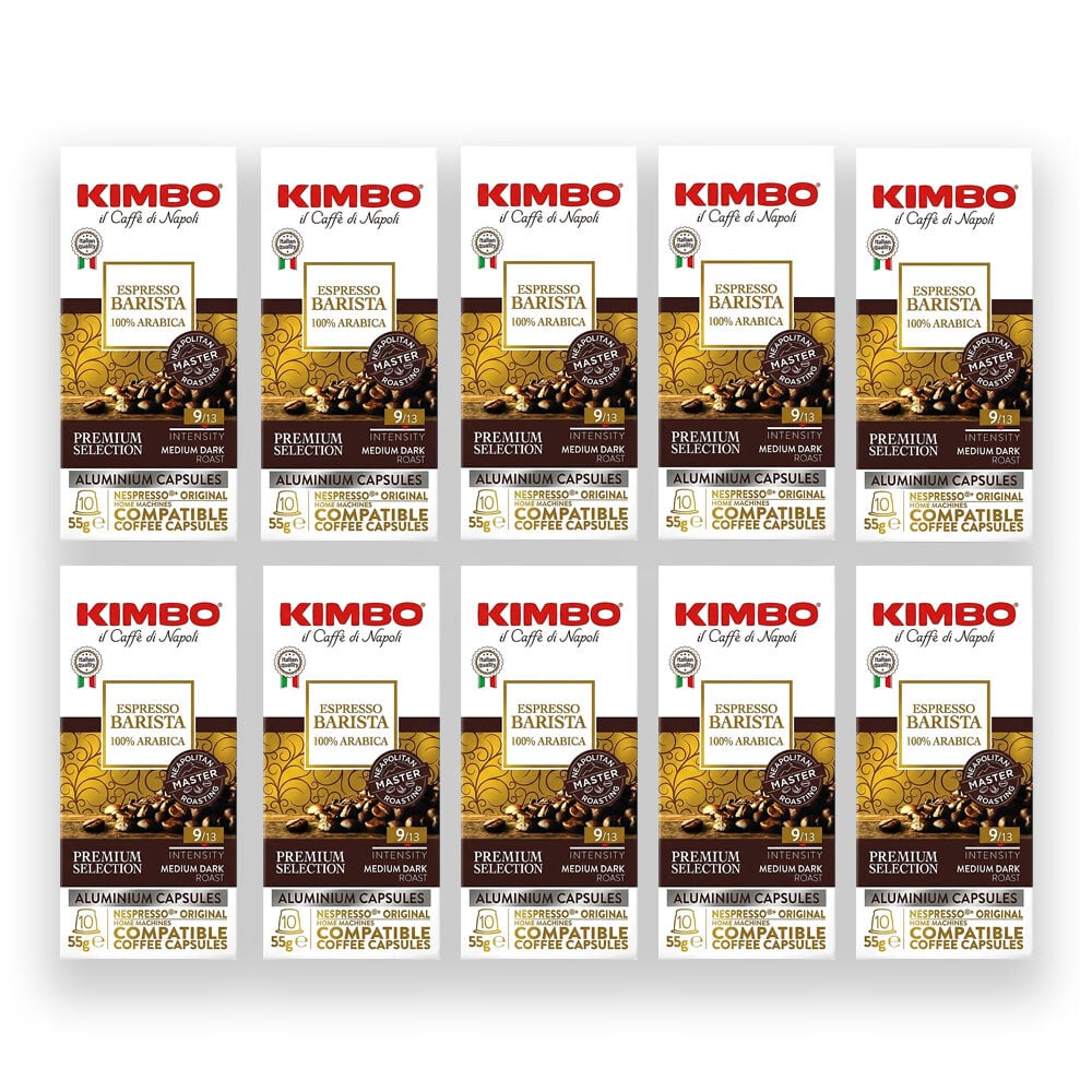 Kimbo Espresso Barista Arabica Κάψουλες - 100 Κάψουλες Αλουμινίου