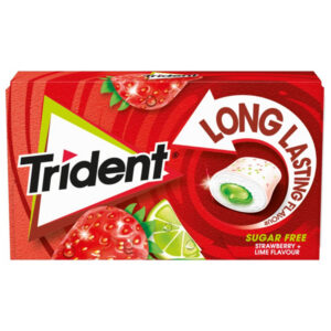 Trident Long Lasting (16x22gr.) - Φράουλα & Λάιμ