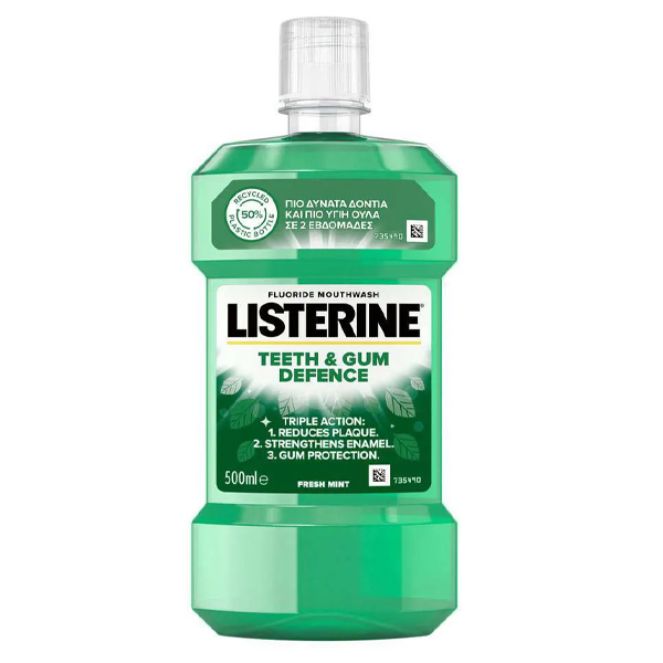 Listerine Στοματικό Διάλυμα 500ml Teeth & Gum Defence