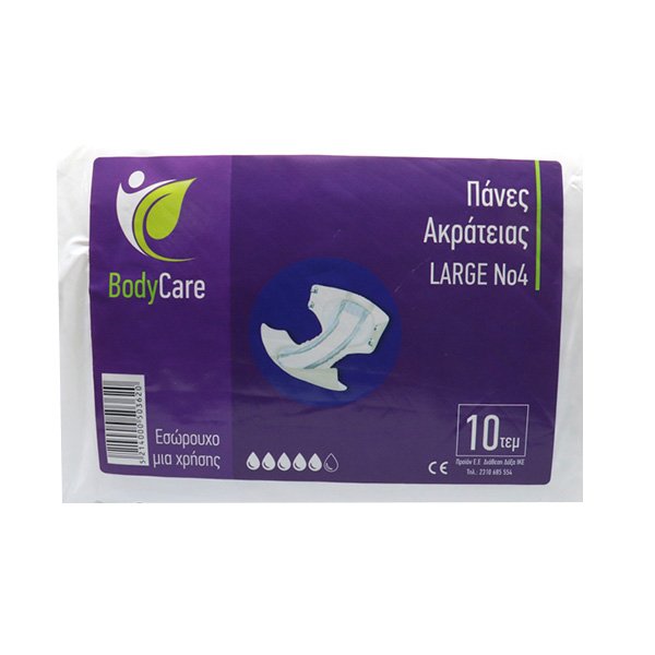 Bodycare Πάνες Ακράτειας Νο 4 - Large (10τεμ.)