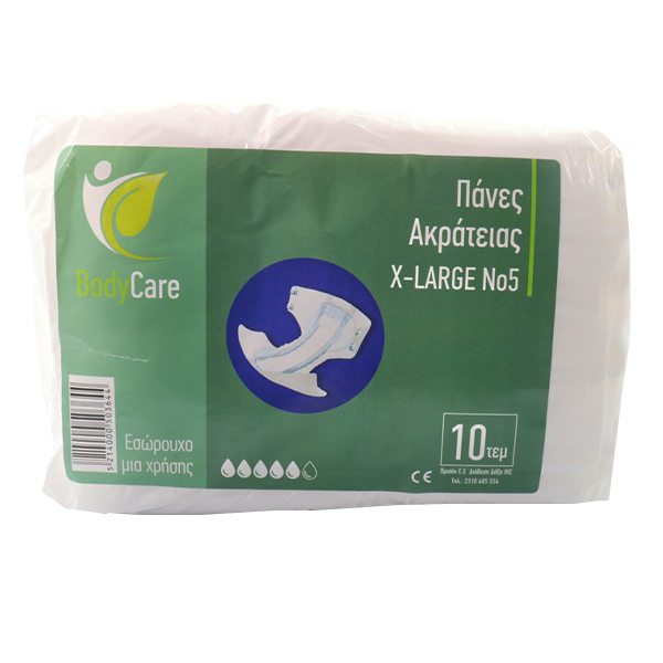Bodycare Πάνες Ακράτειας No 5 X-Large (10τεμ.)