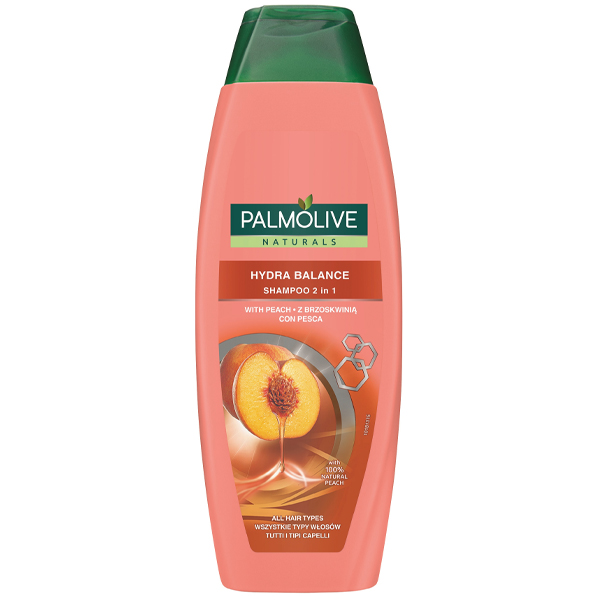 Palmolive Σαμπουάν 350ml Naturals Hydra Balance 2in1 Peach