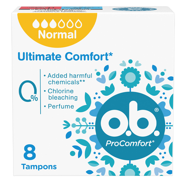 O.B. Tampons ProComfort 8τεμ. Normal