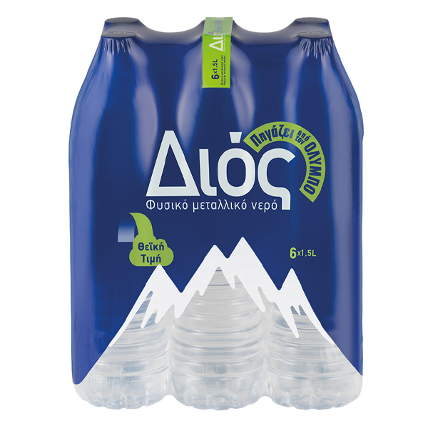 Δίος Φυσικό Μεταλλικό Νερό 6x1,5lt