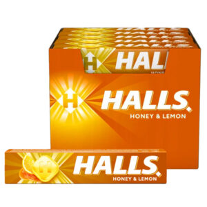 Halls Καραμέλες 20x32gr Honey & Lemon Sugar Free