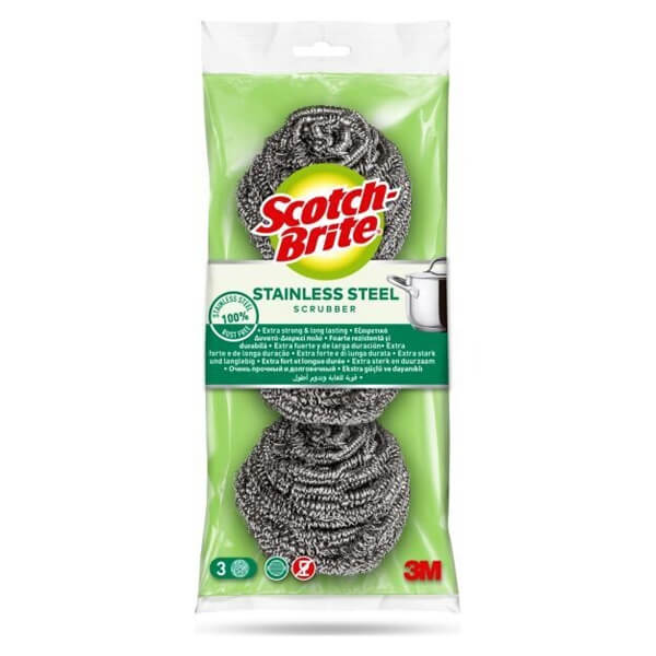Scotch Brite Μεταλλικό Ανοξείδωτο Σύρμα - 3τεμ.