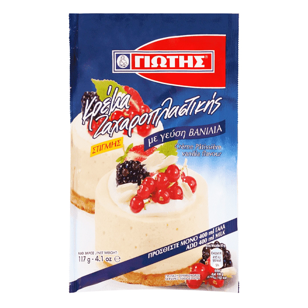 Γιώτης Κρέμα Ζαχαροπλαστικής 117gr (Βανίλια)