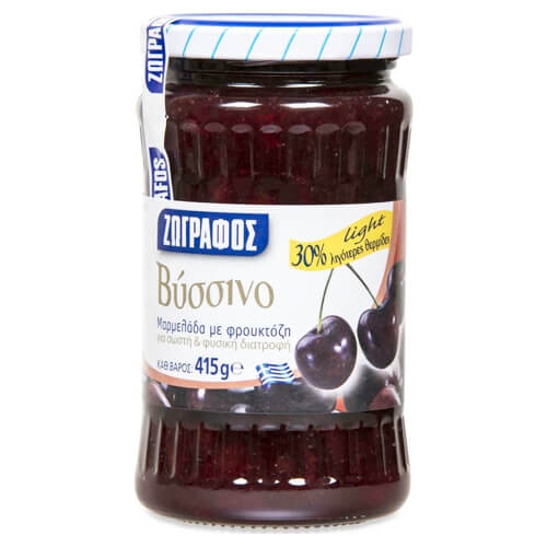 ΖΩΓΡΑΦΟΣ Μαρμελάδα Βύσσινο Φρουκτόζη - 415gr
