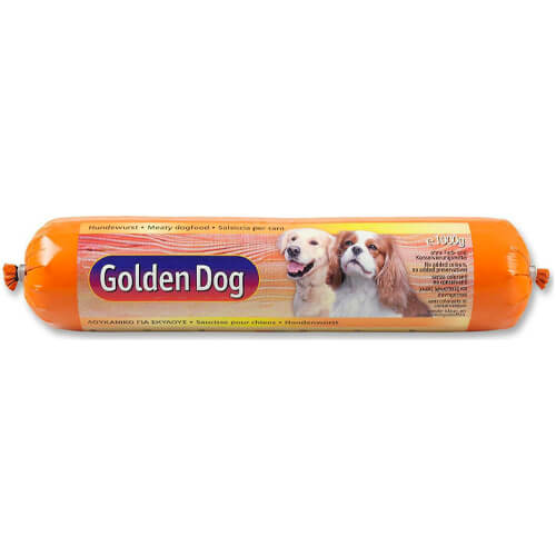 Golden Dog Λουκάνικο Σκύλου 1kg (Μόσχαρι Αυστρίας)