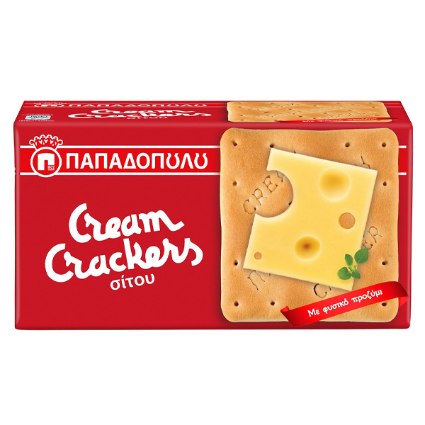 Παπαδοπούλου Cream Crackers 140gr (Σίτου)