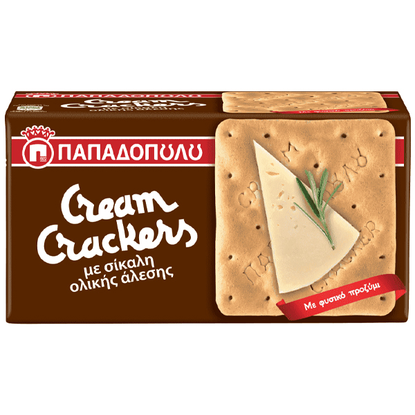 Παπαδόπουλου Cream Crackers 175gr (Σίκαλης)